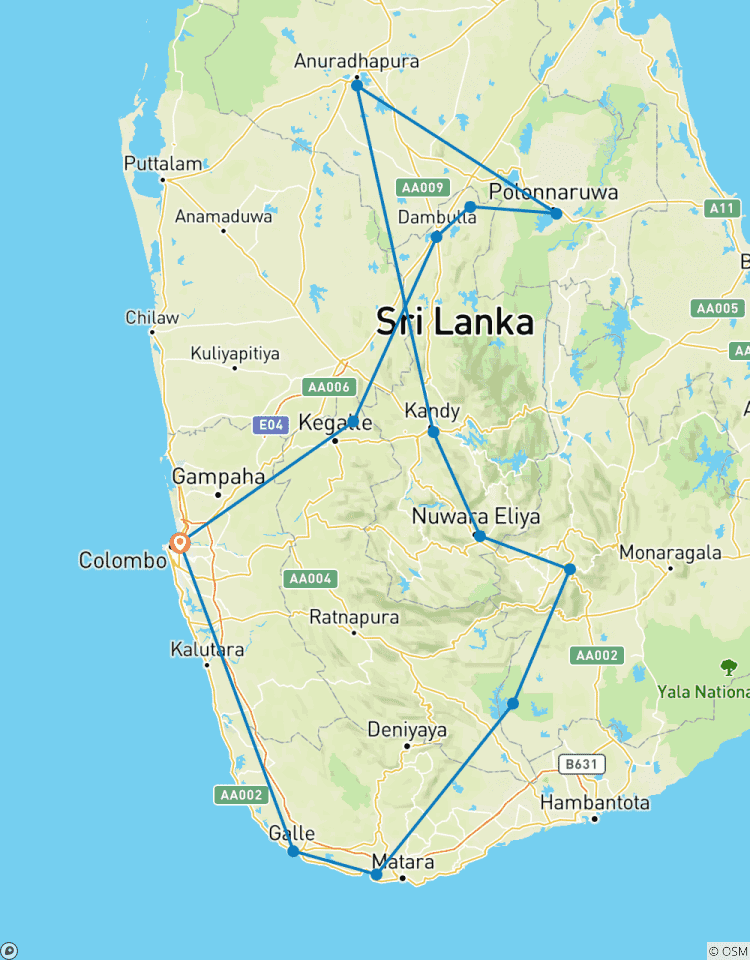 Sri Lanka 14 Days Tour Tour
