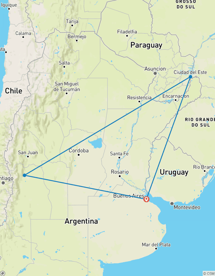 Buenos Aires, Mendoza & Iguazu Falls - 9 Night Tour Tour