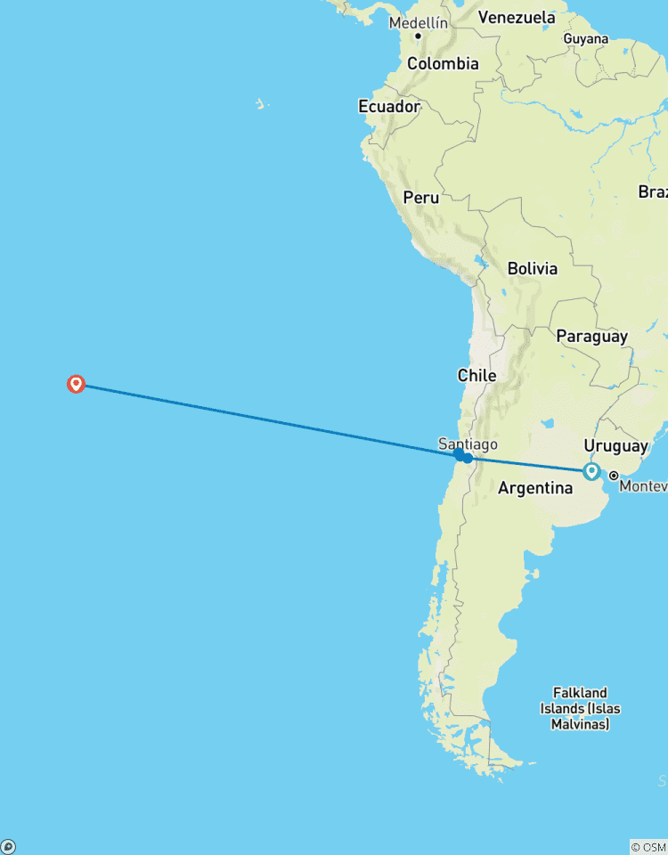 10 jours Découverte du meilleur de Buenos Aires, Santiago du Chili et de l\'île de Pâques circuit