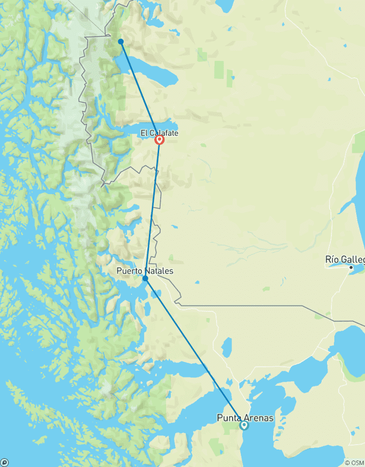Circuito 9 Días de senderismo para descubrir lo mejor de Torres del Paine y El Chaltén, con visita al glaciar Perito Moreno,@ El Calafate