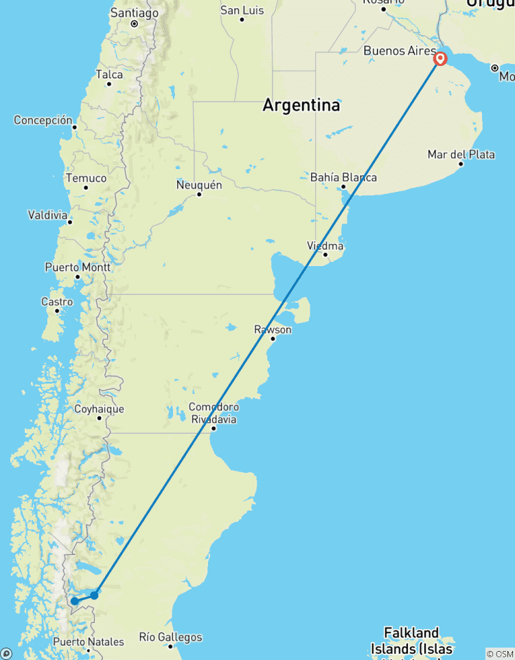 Buenos Aires und Calafate - 7 Tage Rundreise