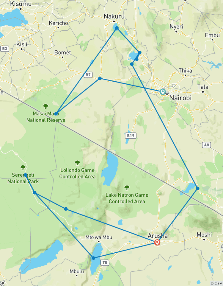 11-daagse privé-safari op migratie het hele jaar door - Kenia & Tanzania-rondreis
