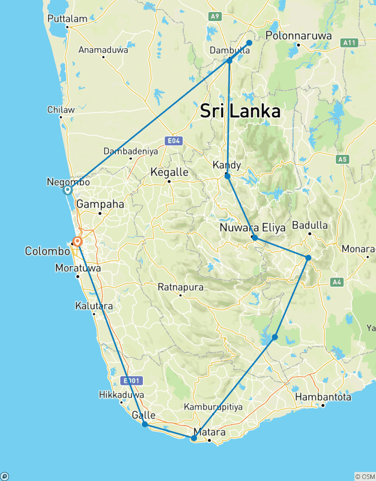 Circuito Viajes de lujo a Sri Lanka