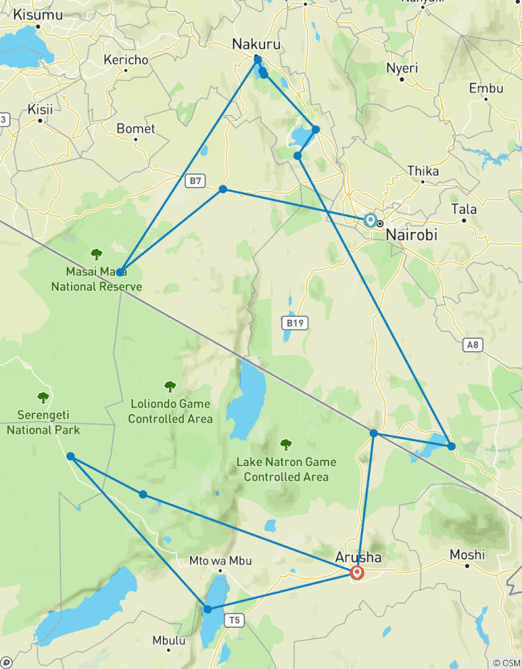 Kenia & Tansania Safari - 11 Tage Rundreise