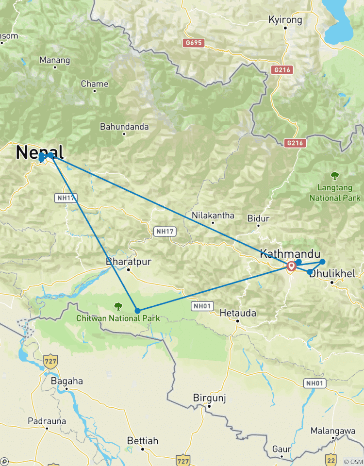 Nepal Trektocht in Nepal Trektocht 11 Dagen 10 Nachten-rondreis