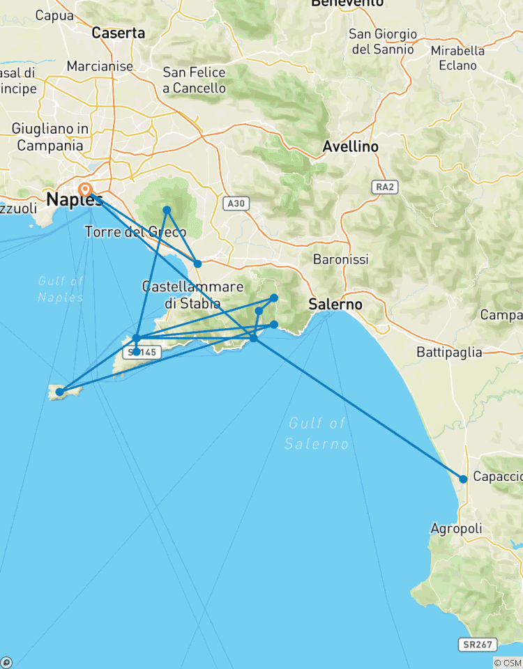 Circuito Campania: Experiencias Privadas en una Tierra de Belleza, Sabor e Historia