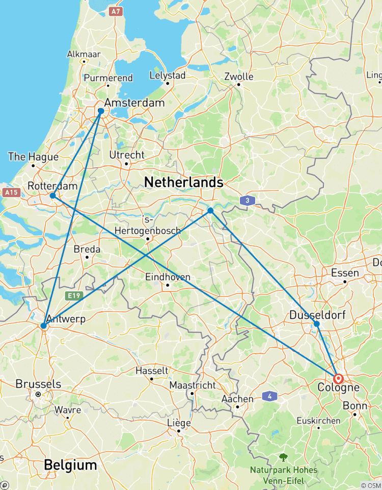Circuito Experiencia del Rin Ámsterdam y Rotterdam 2026