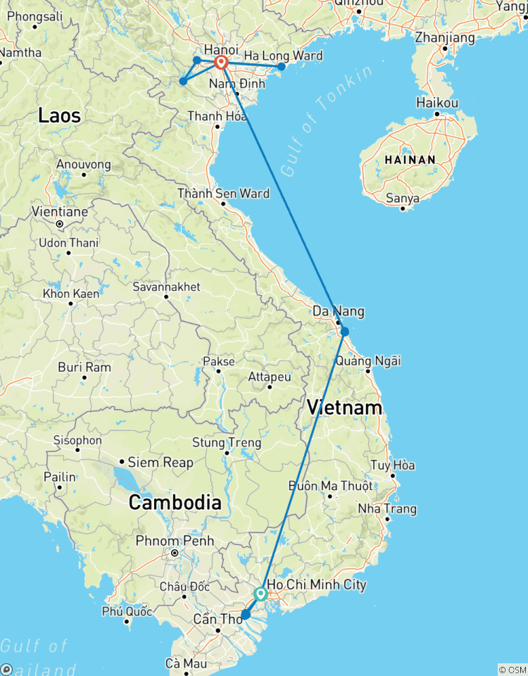 Romantiek van Vietnam - een privéreis - 12 dagen-rondreis