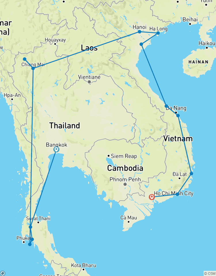 Thailand & Vietnam Abenteuer Rundreise