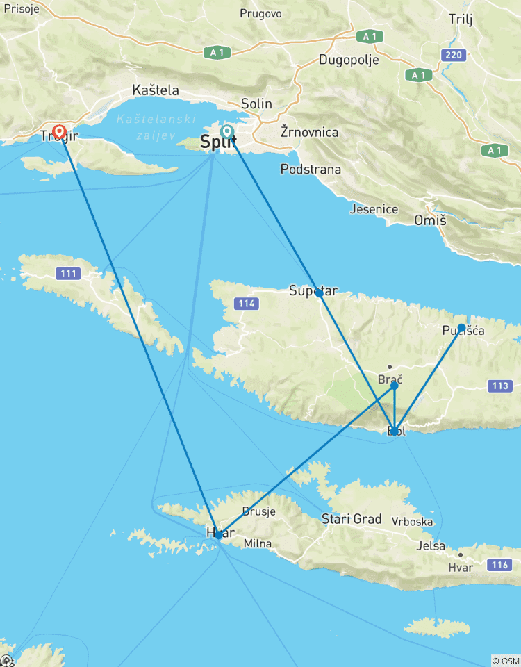 Shopping sur les îles en Croatie, 8 jours circuit