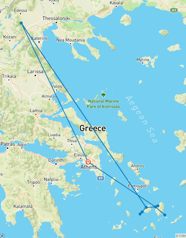 Circuito Atenas - Naxos - Paros - Auténticas Cícladas