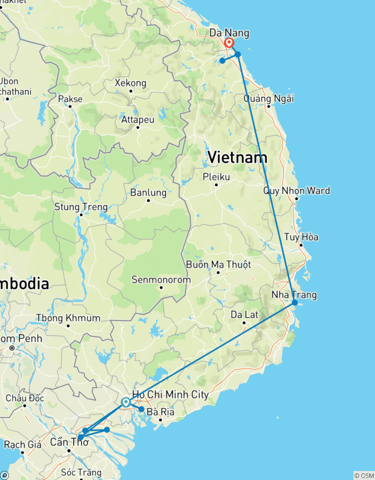 Das Beste aus Zentral- und Südvietnam Rundreise