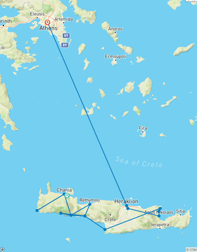 Incroyable Crète circuit