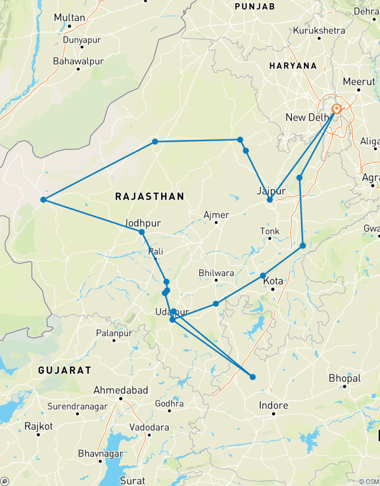 Ongelooflijke reis door Rajasthan-rondreis