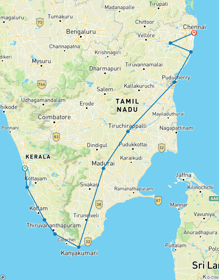12 Days South India Tour Tour