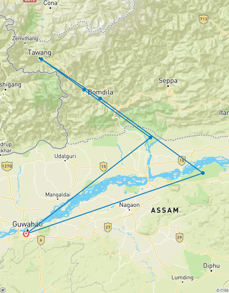 North East India Monastic and Wildlife Tour Tour