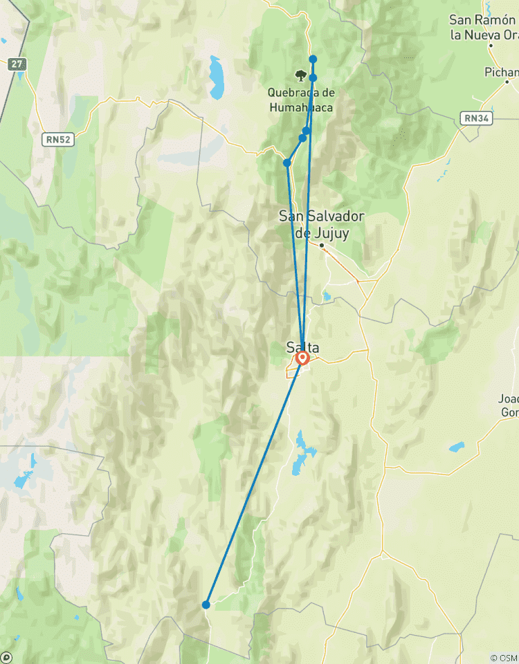 4 jours à Salta : Vallée de Humahuaca et vignobles de Cafayate circuit