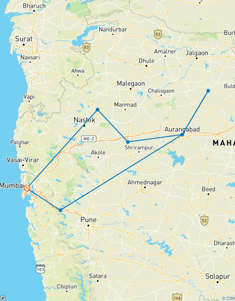 Circuito Los templos y cuevas sagrados de Shiva en Maharashtra