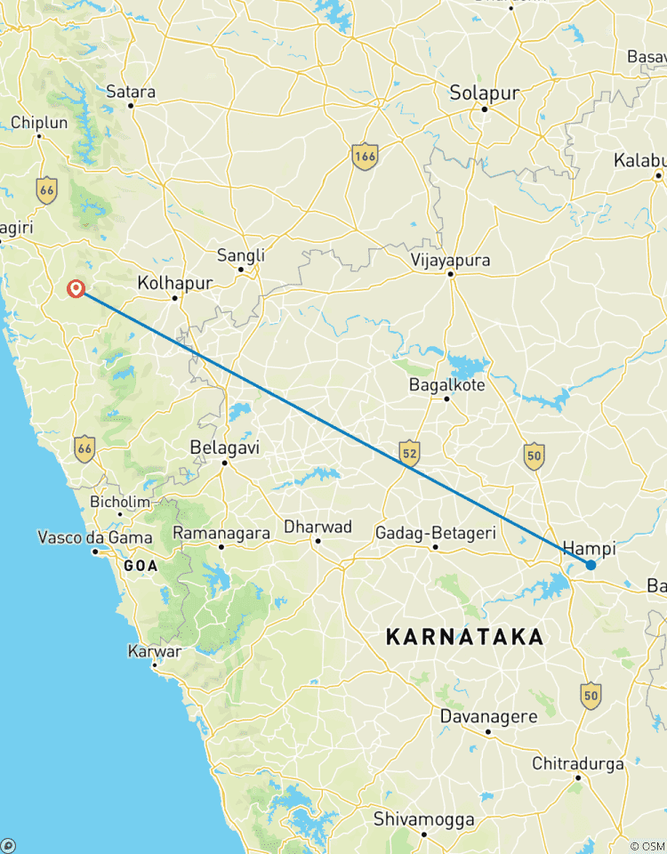 Circuito Extensión del viaje de Goa a Hampi