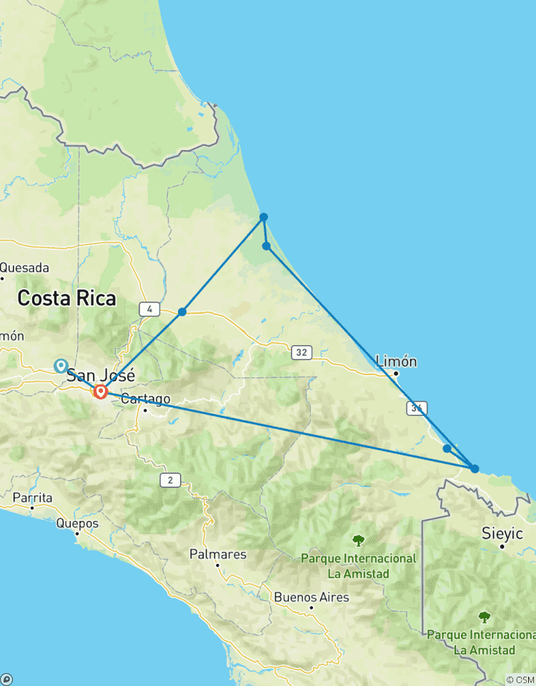 The Costa Rican Caribbean Adventure Tour