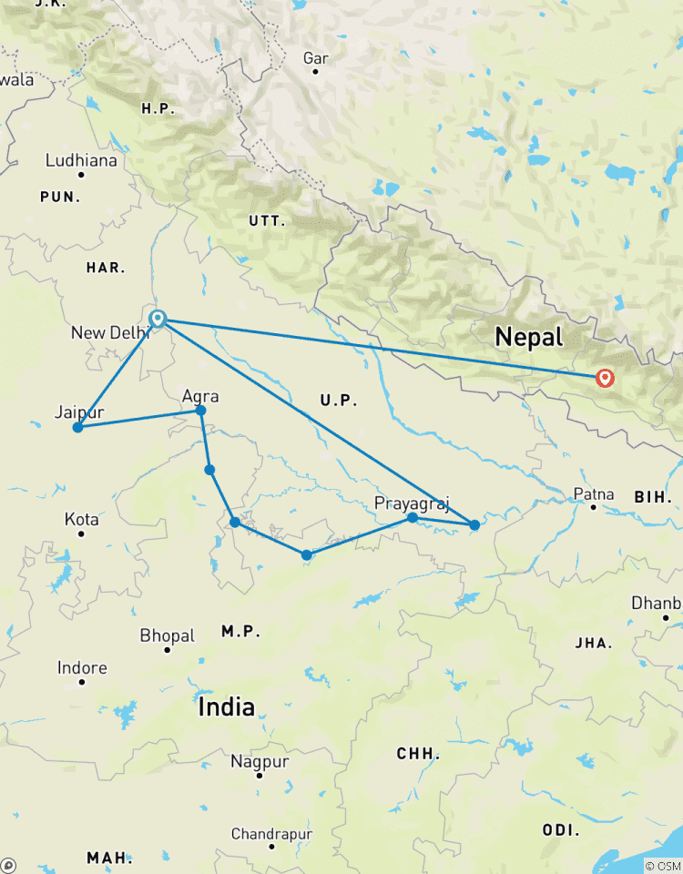 Classique Inde du Nord et Népal circuit