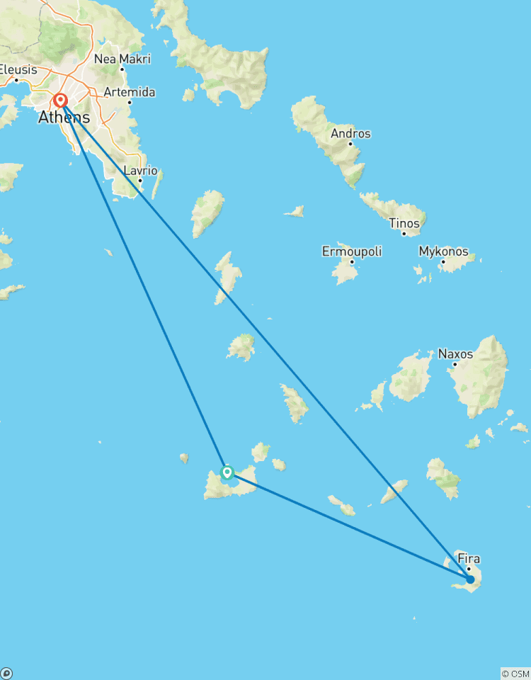 Milos et Santorin : Circuit de 5 jours dans les îles grecques emblématiques circuit