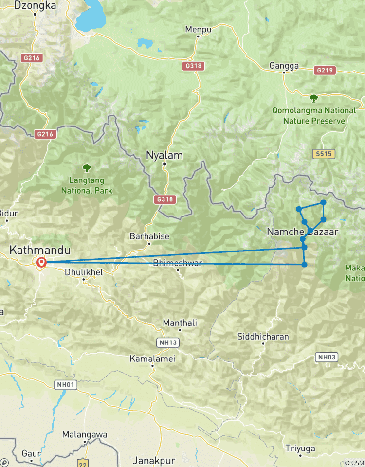 Everest Base Camp and Gokyo Trek with cho la pass - 18 Days Tour