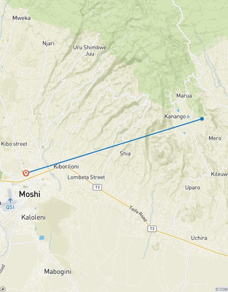Kilimandscharo Trekking: Die Marangu Route - 6 Tage Rundreise