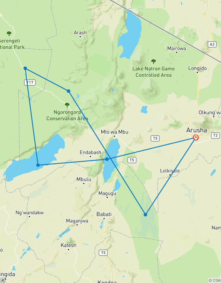 Safari de 6 jours au nord de la Tanzanie pour la migration circuit
