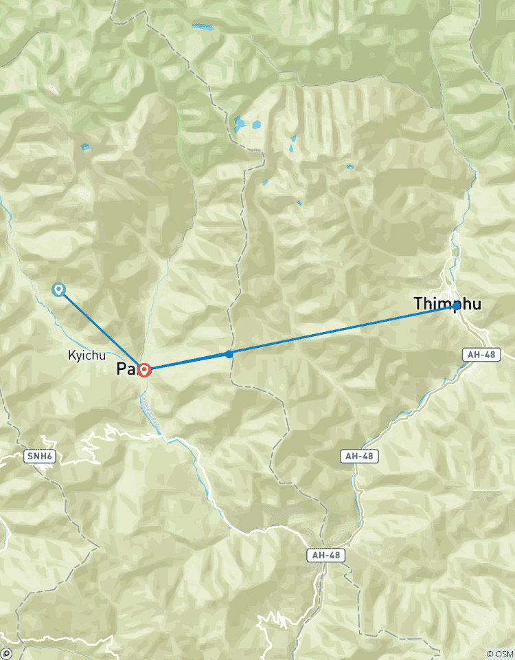 Circuit au Bhoutan avec 4 jours de Trek sur le sentier Druk - 7 jours circuit
