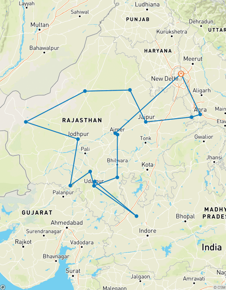 Schatten van Noord-India-rondreis