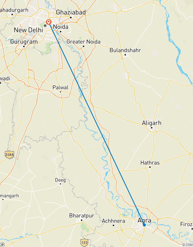 Circuito Excursión privada al Taj Mahal en el tren expreso Gatimaan - Todo incluido