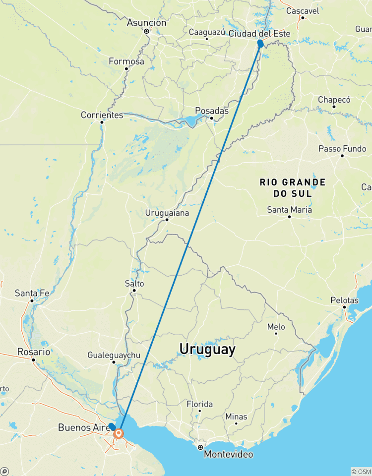 Circuito Circuito de 6 días por Argentina: Buenos Aires y cataratas del Iguazú