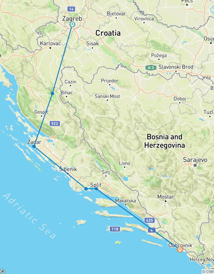 Impressive Croatia Tour