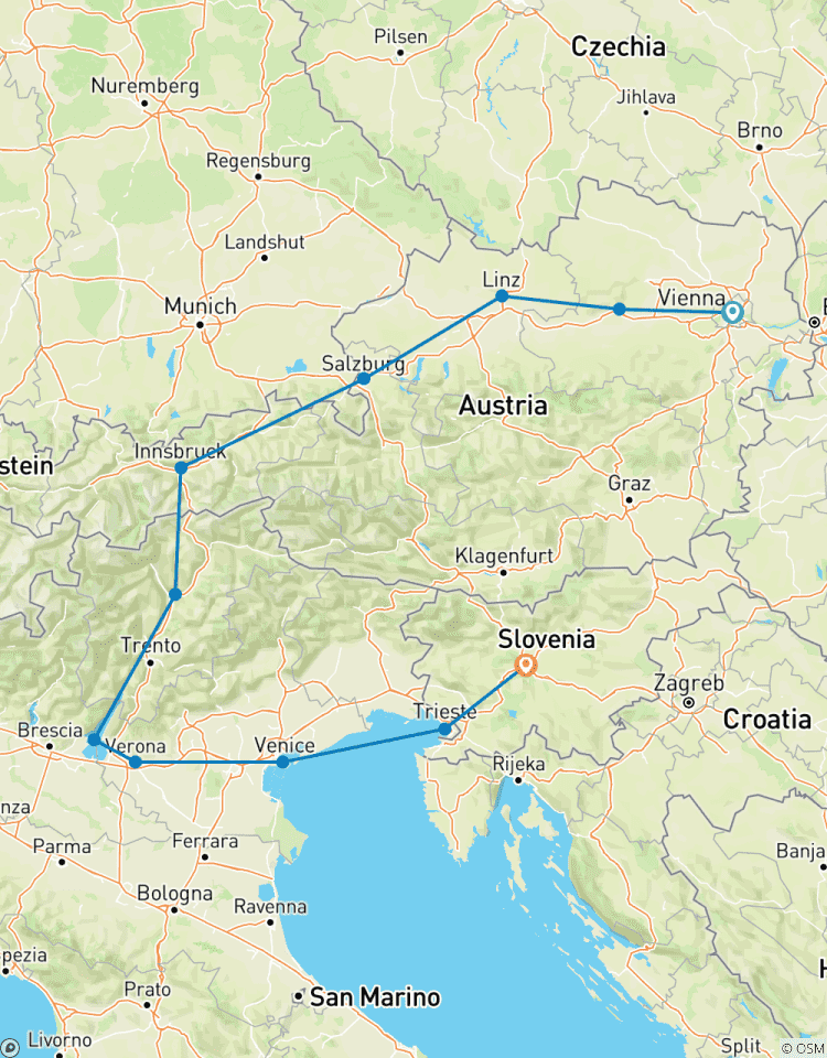 Austria, Italy & Slovenia Tour