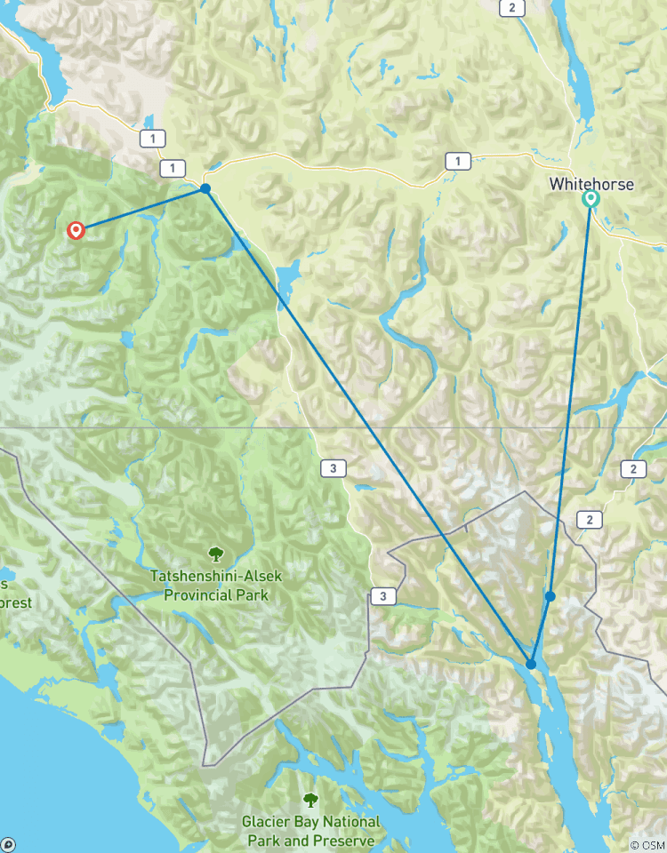 Gouden Cirkel - Zuidelijk Yukon & Alaska-rondreis