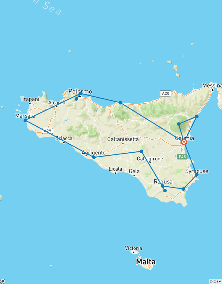 Circuito Secretos de Sicilia - Recorrido por Sicilia 8 Días