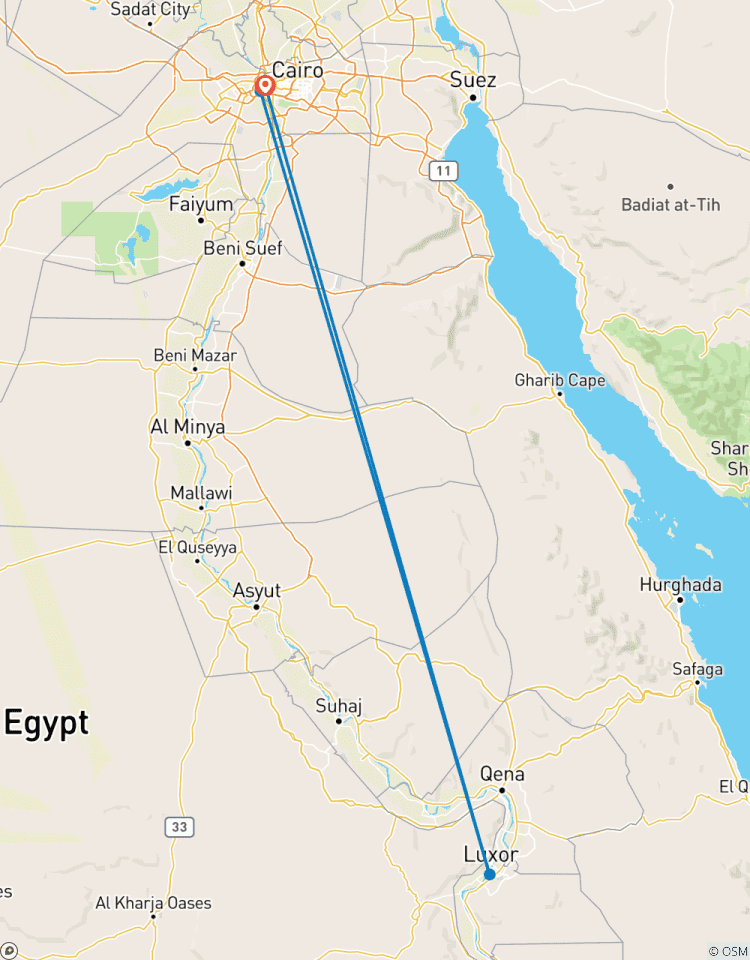 Pyramiden von Gizeh, ägyptisches Museum und Luxor 3 Tage Rundreise