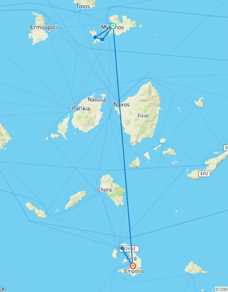 Circuito Mykonos - Santorini 7 días