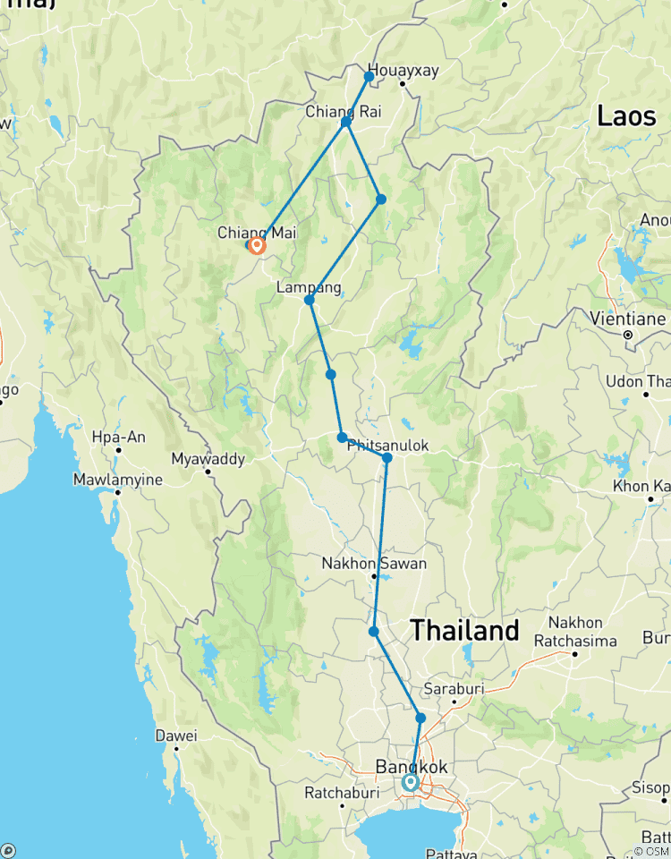 Découvrez la Thaïlande 6 jours, excursion privée circuit