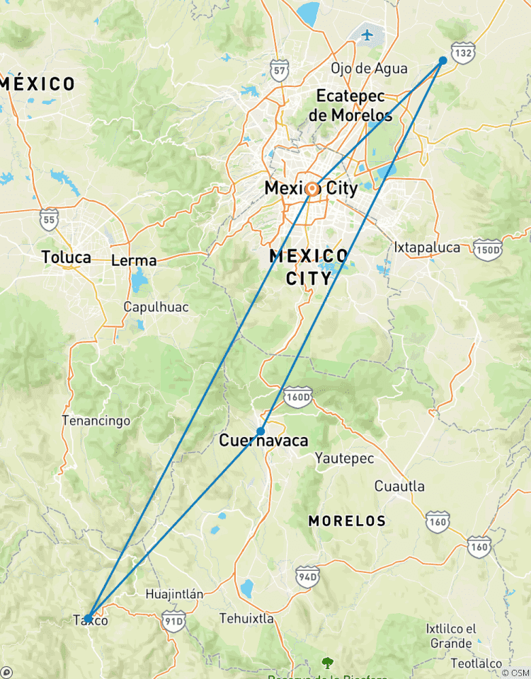 L\'essentiel de la ville de Mexico et de ses environs - 5 jours / 4 nuits circuit