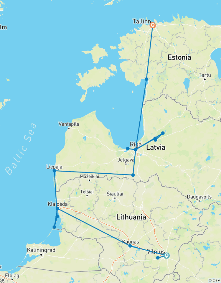 Baltische Entdeckungsreise - 10 Tage Rundreise