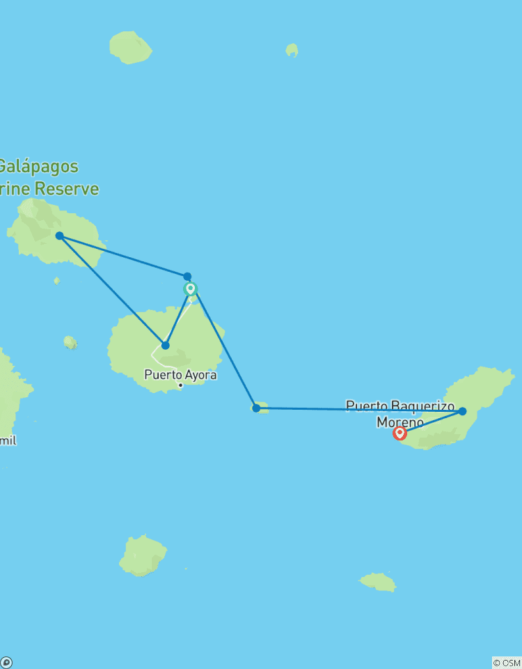 Galapagos-cruise – de Centrale & Oostelijke Eilanden – aan boord van de Monserrat – 5 dagen-rondreis