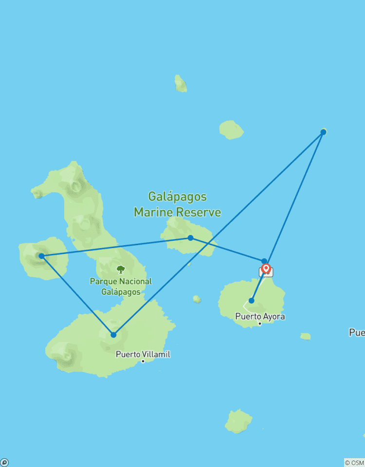 Galapagos-cruise – verken de centrale, westelijke, oostelijke & zuidelijke eilanden aan boord van de Monserrat – 8 dagen-rondreis