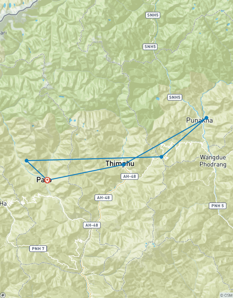 Le meilleur du Bhoutan circuit