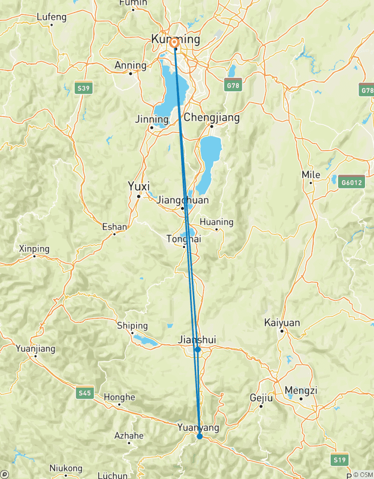 Circuito Asombroso Yunnan 8D: Kunming, tierra Roja, Jianshui, Yuanyang