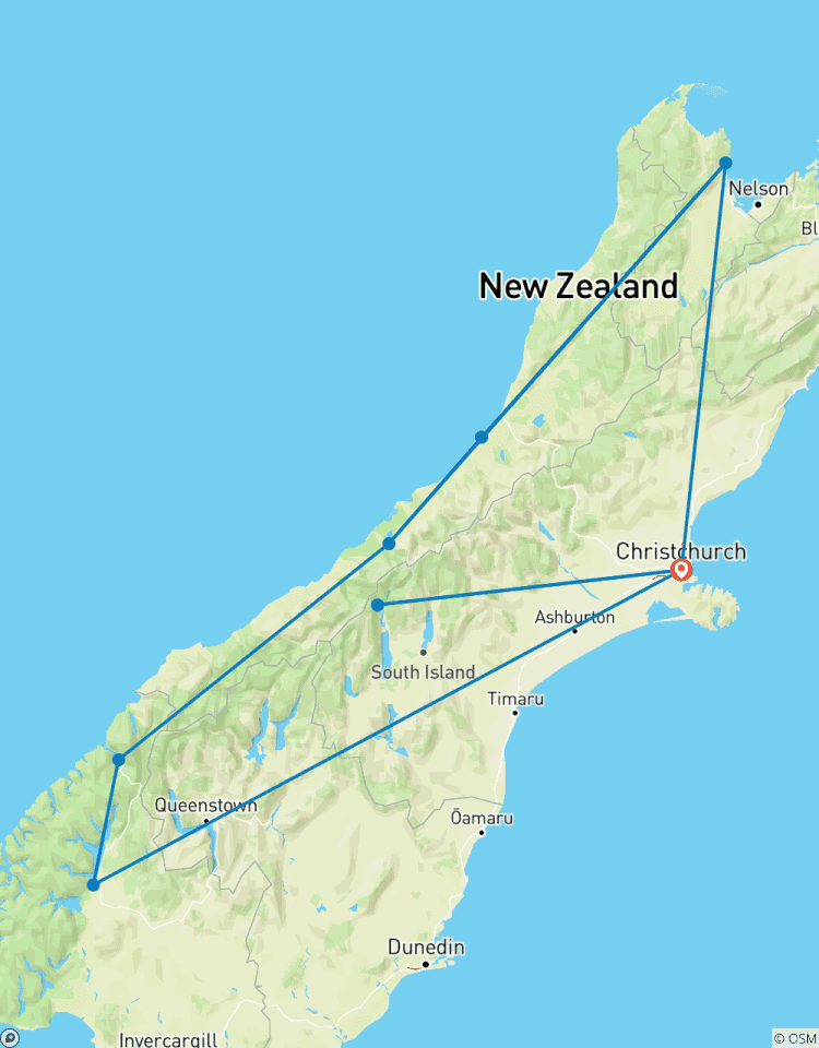 11-Day Takahe Select: The Ultimate South Island New Zealand Loop (Christchurch Start) Tour