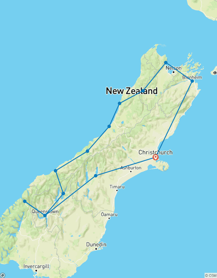 11-Day Weka Adventure: The Definitive South Island New Zealand Journey (Christchurch & Wellington Starts) Tour