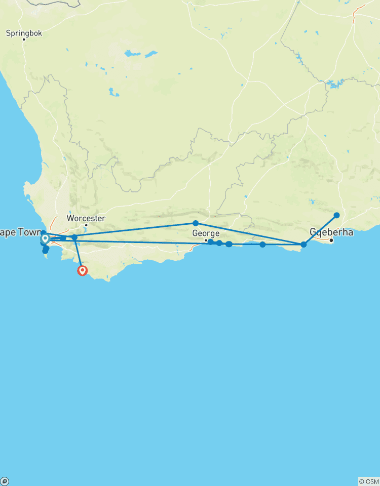 ZUID-AFRIKA - Kaapstad met Tuinroute-rondreis
