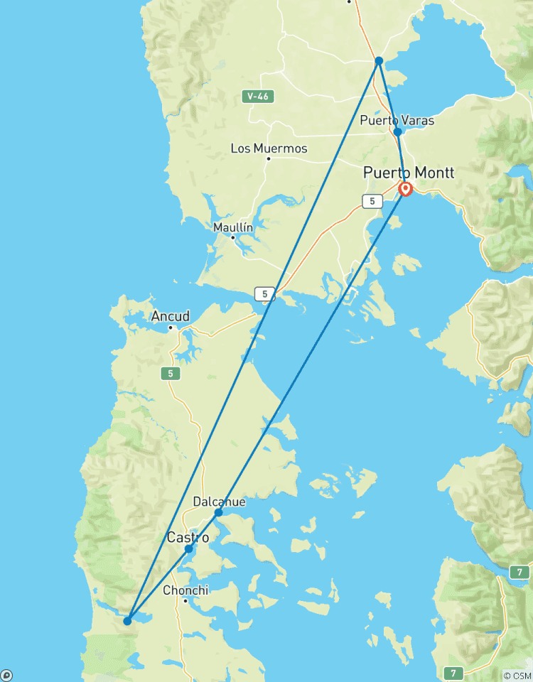 Circuito Tour de 5 días Chile y Patagonia Norte